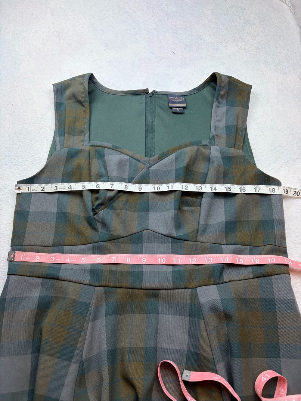 Outlander The Series x Torrid Plaid Fit & Flare Dress Size 12 - Picture 6 of 7
